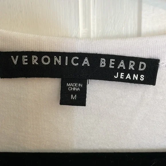 Veronica Beard Trail Belted Cotton Midi Dress - Picture 2 of 8